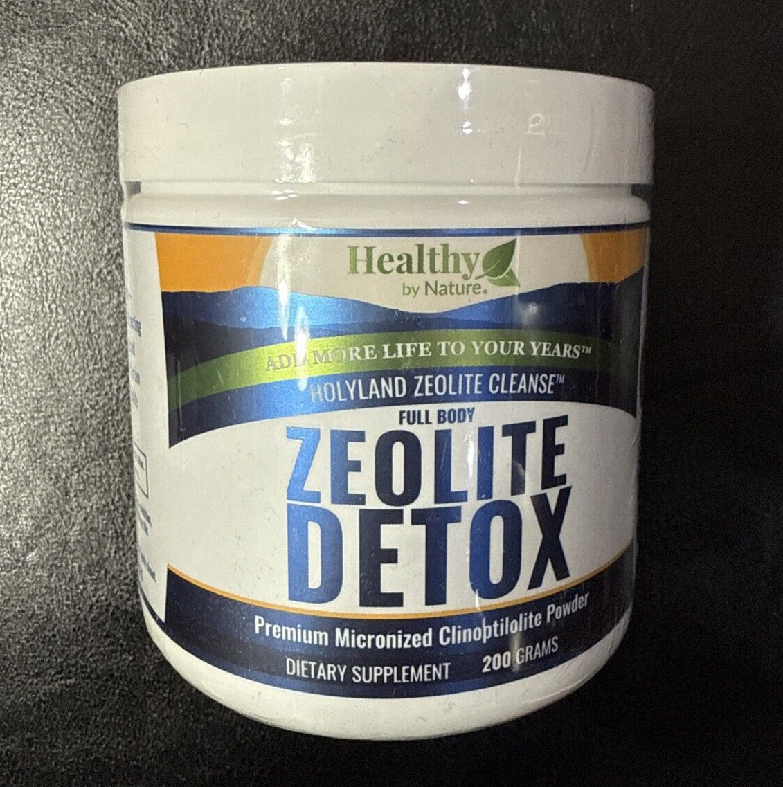 HolyLand Zeolite Cleanse Detox Powder 200 Gram Clinoptilolite 40 Serv Exp 11/29