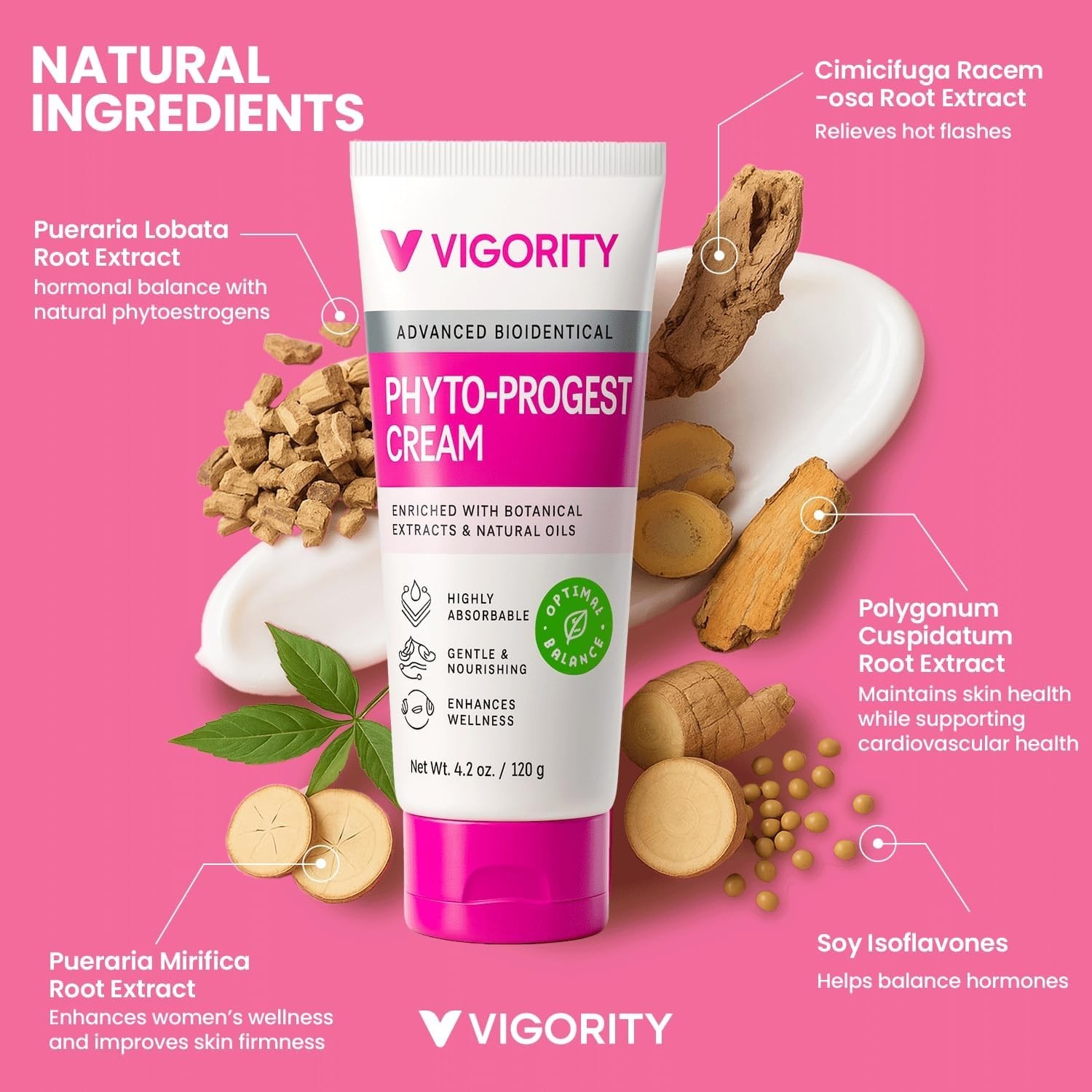 Vigority Phyto-Progest Cream for Women – Botanical Balance & Hydration Sup