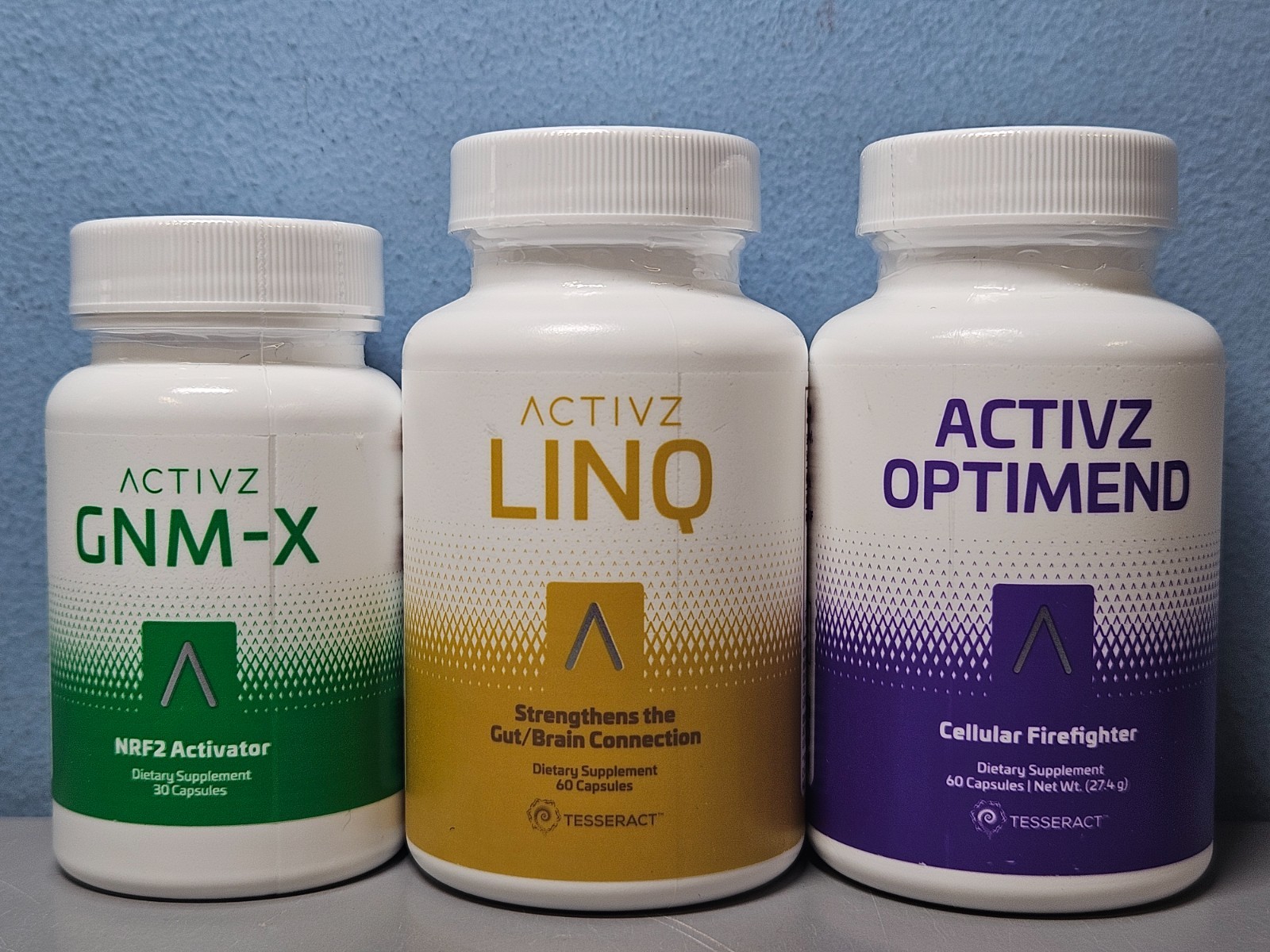 Activz Trifecta Combo Set: Linq, GNM-X, Optimend – New/Sealed! Exp 1/2027