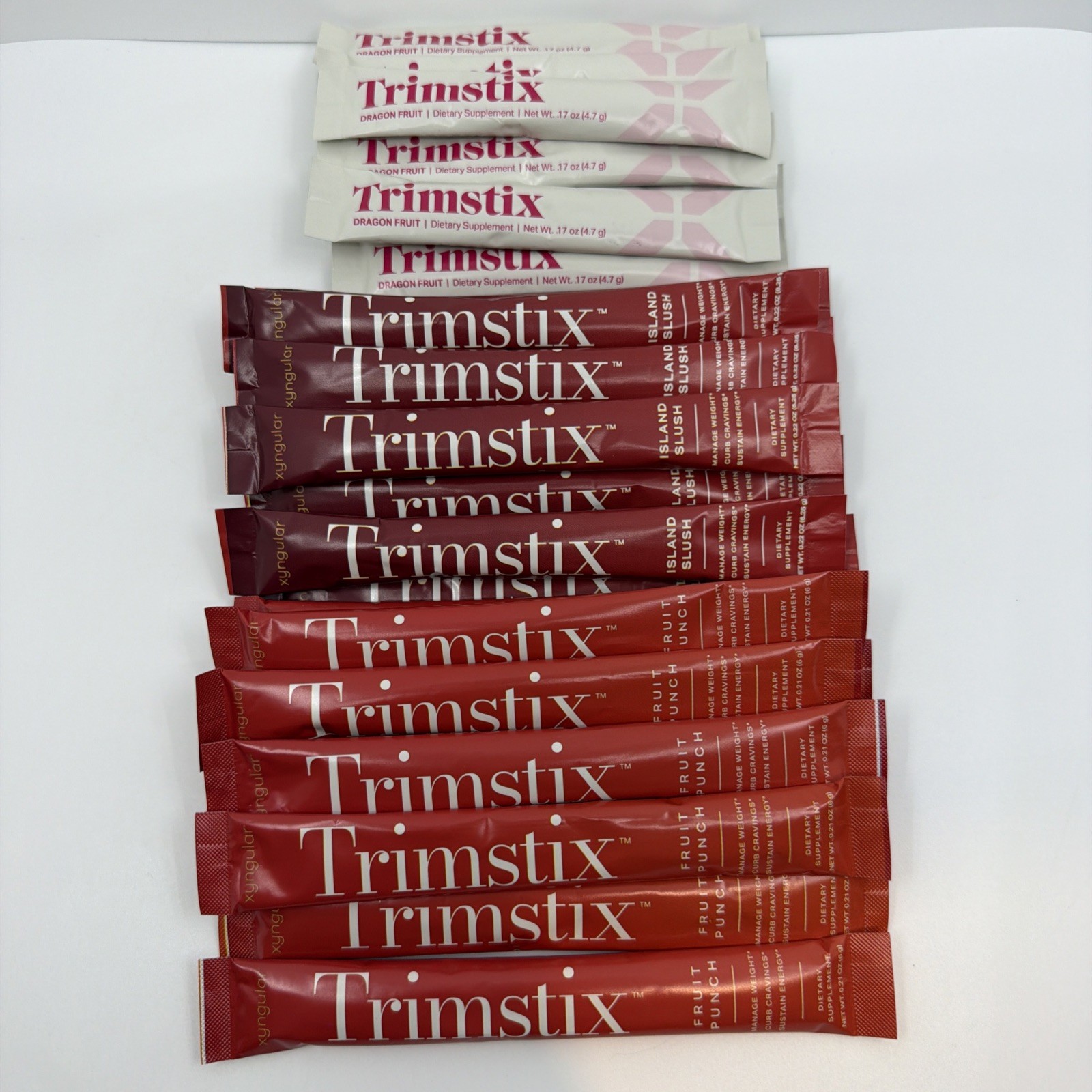 Xyngular Trimstix Sampler Packet Dragon Fruit Island Slush Fruit Punch 30 NEW