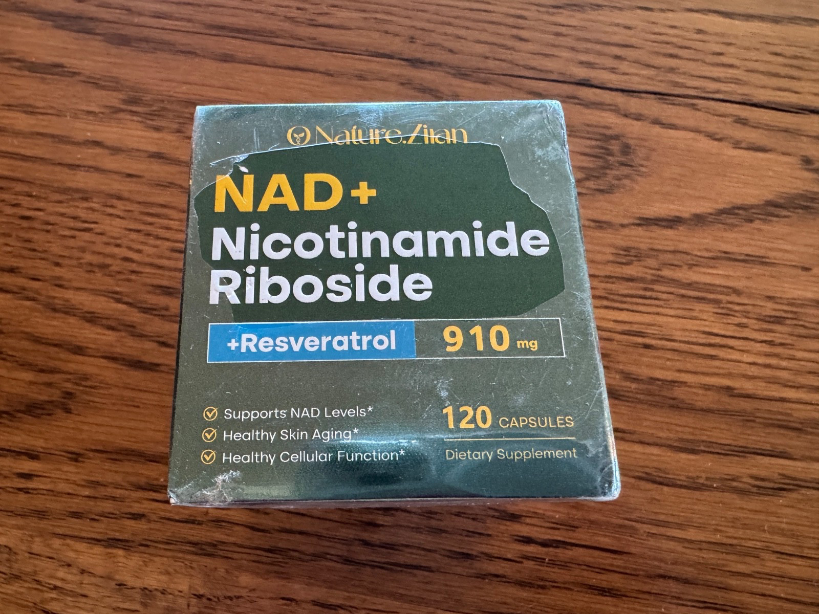 Nature Zilan NAD+ 910mg 120 Capsules- SEALED – BB 4/2028 – SHIPS FREE!
