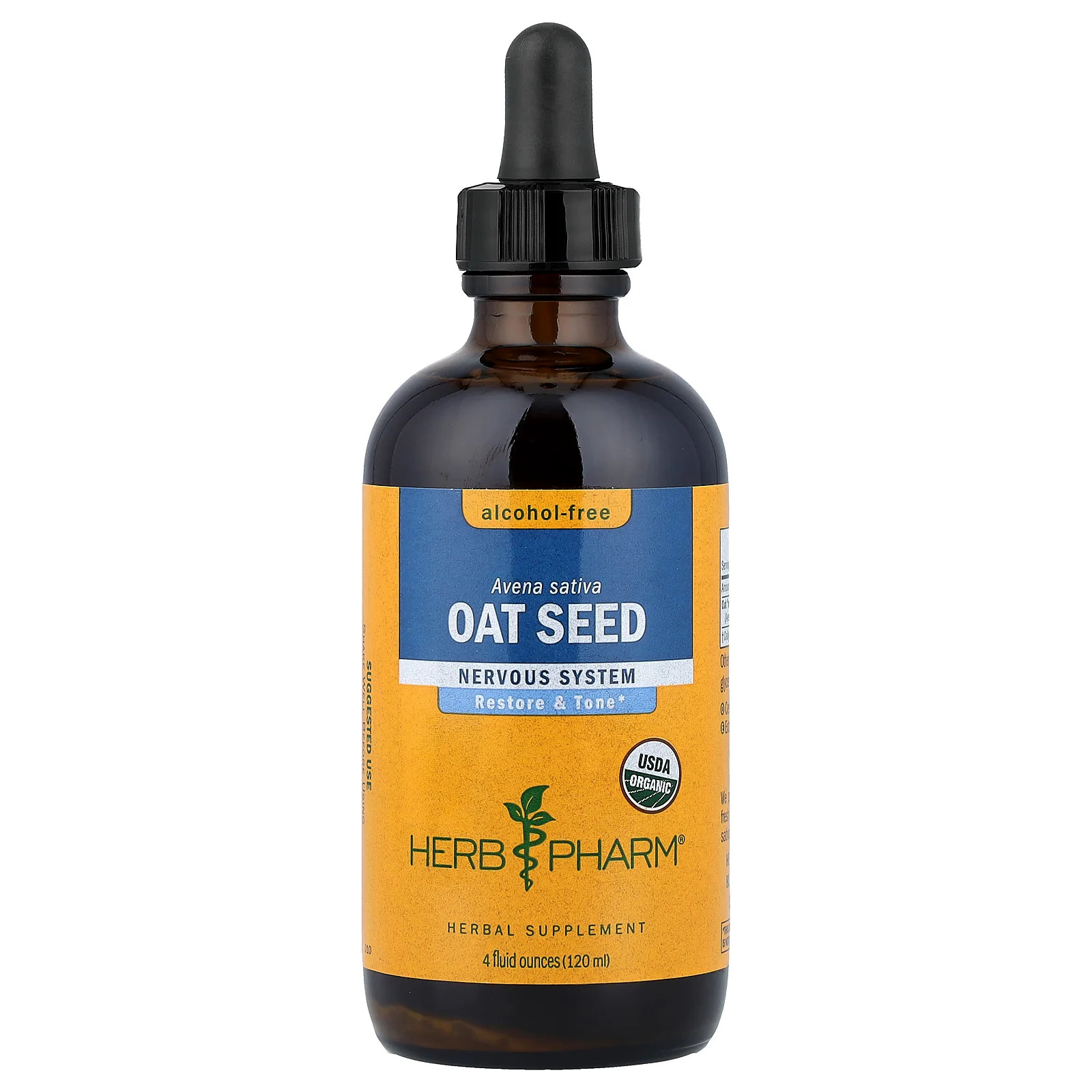 2 X Herb Pharm, Oat Seed, Alcohol-Free, 4 fl oz (120 ml)