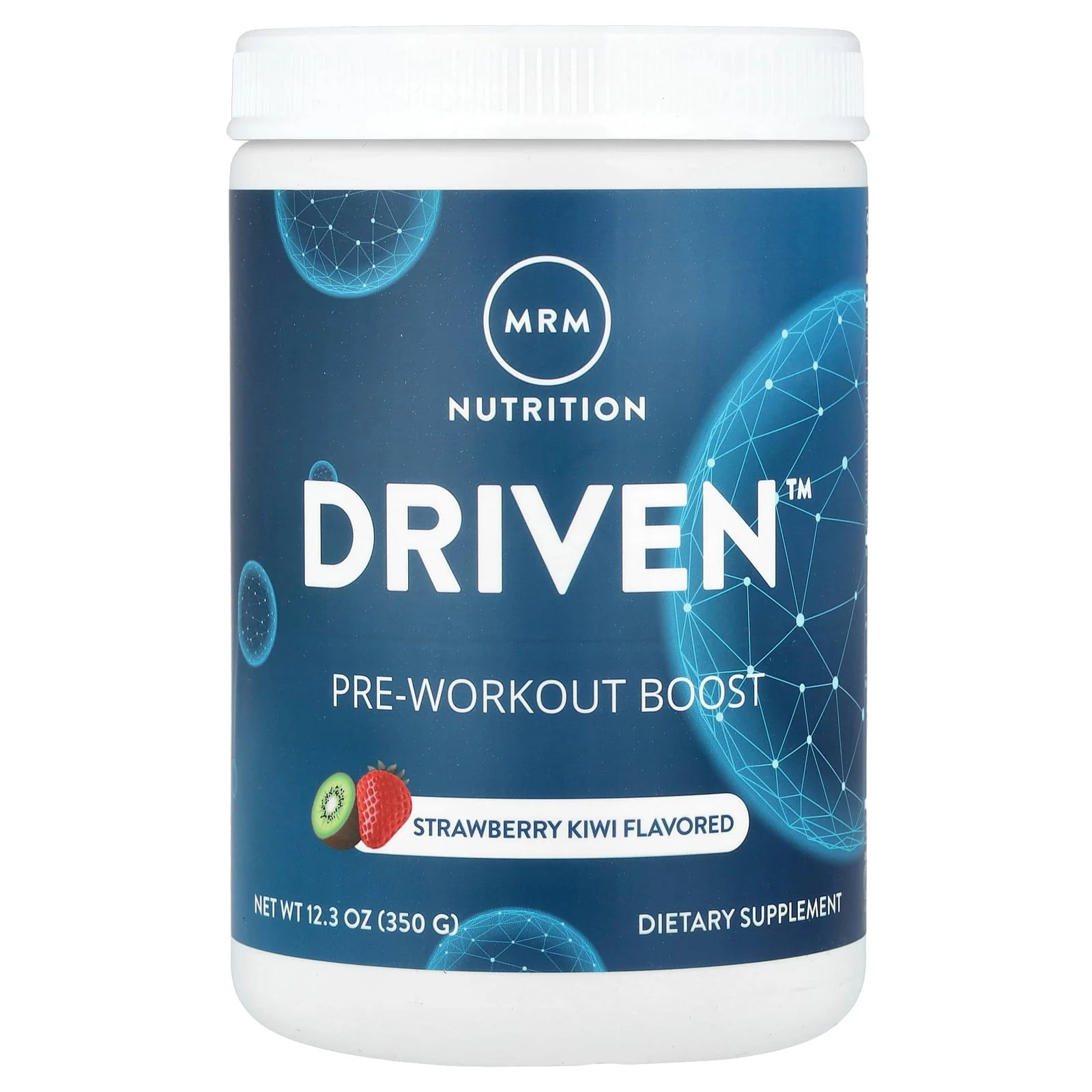 2 X MRM Nutrition, DRIVEN�, Pre-Workout Boost, Strawberry Kiwi, 12.3 oz (350 g)