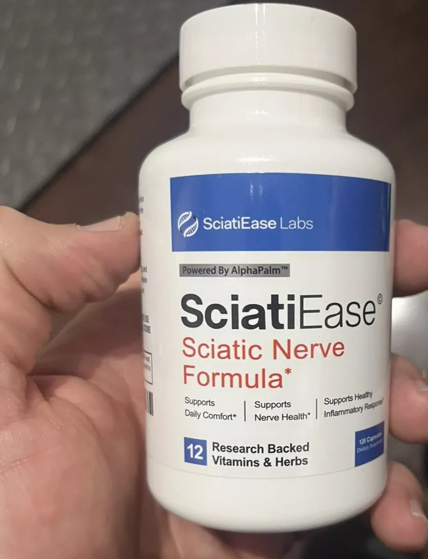 3 Packs SciatiEase Labs Sciati Ease Sciatic Nerve Formula 120 Cap updated