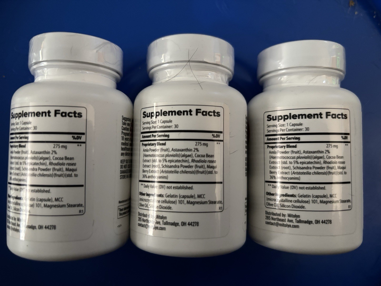 Mitolyn Weight Loss Support Supplement 30 Capsules Non-GMO 275mg