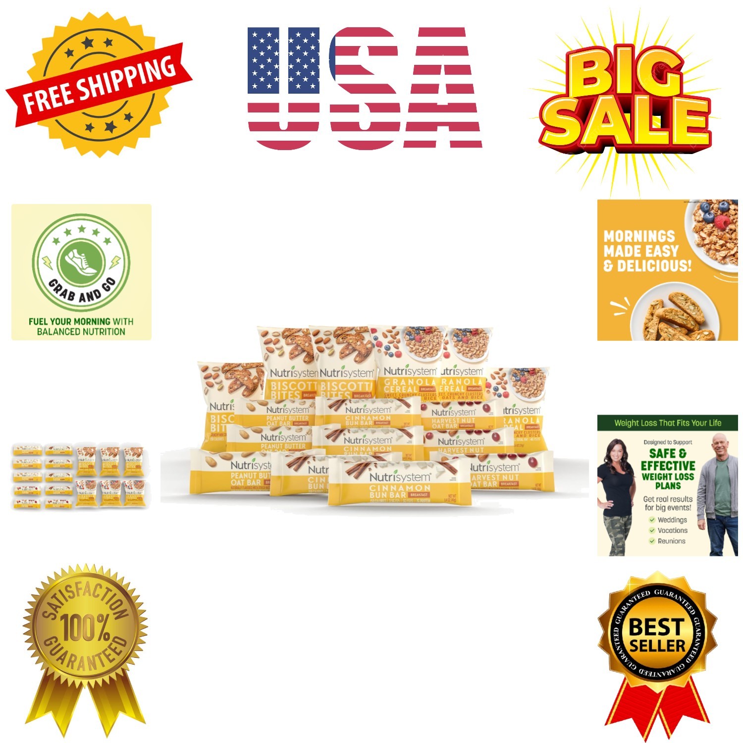 On-The-Go Breakfast Bars, Muffins, and Biscotti, Helps Support Weight Loss – …