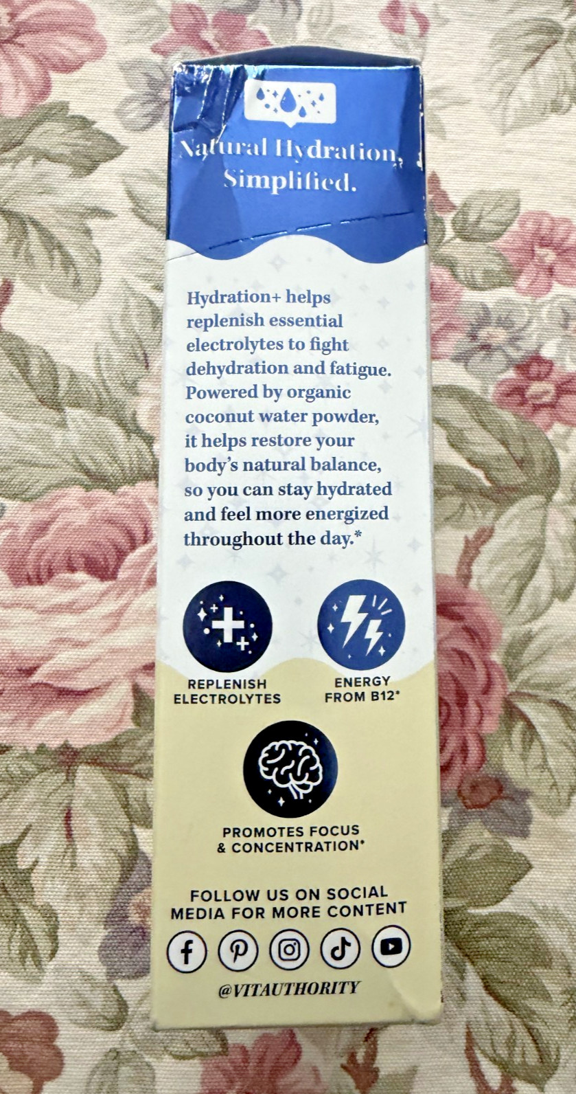 Hydration Electrolyte Powder Packets Blend Magnesium, Calcium, Sodium Potassium
