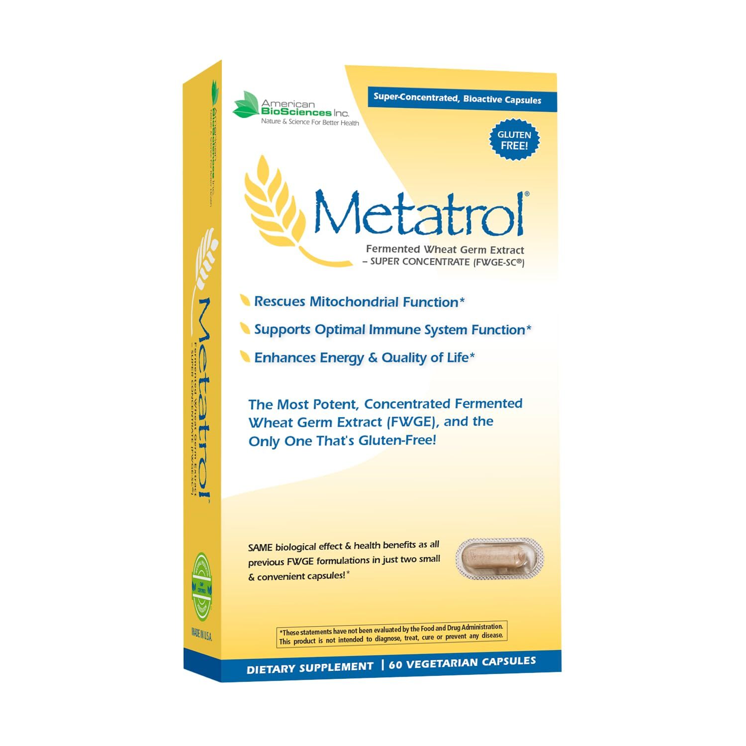 American BioSciences Metatrol 2-Box Bundle Mitochondrial Rescue & Daily Immun…