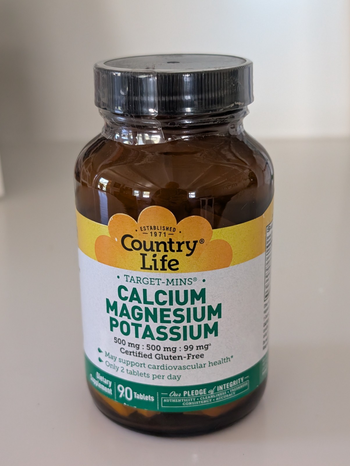 Country Life Target-Mins®, Calcium Magnesium Potassium, 90 Tablet, EXP 01/29