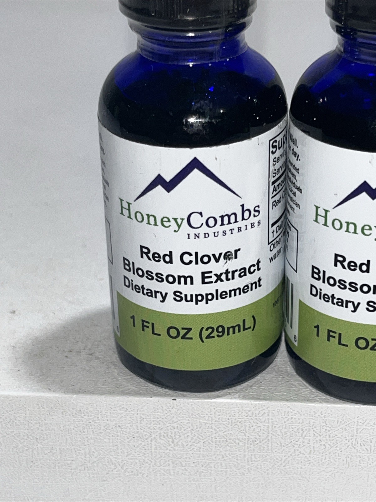 2 Sealed Red Clover Blossom Liquid Extract 1floz Each