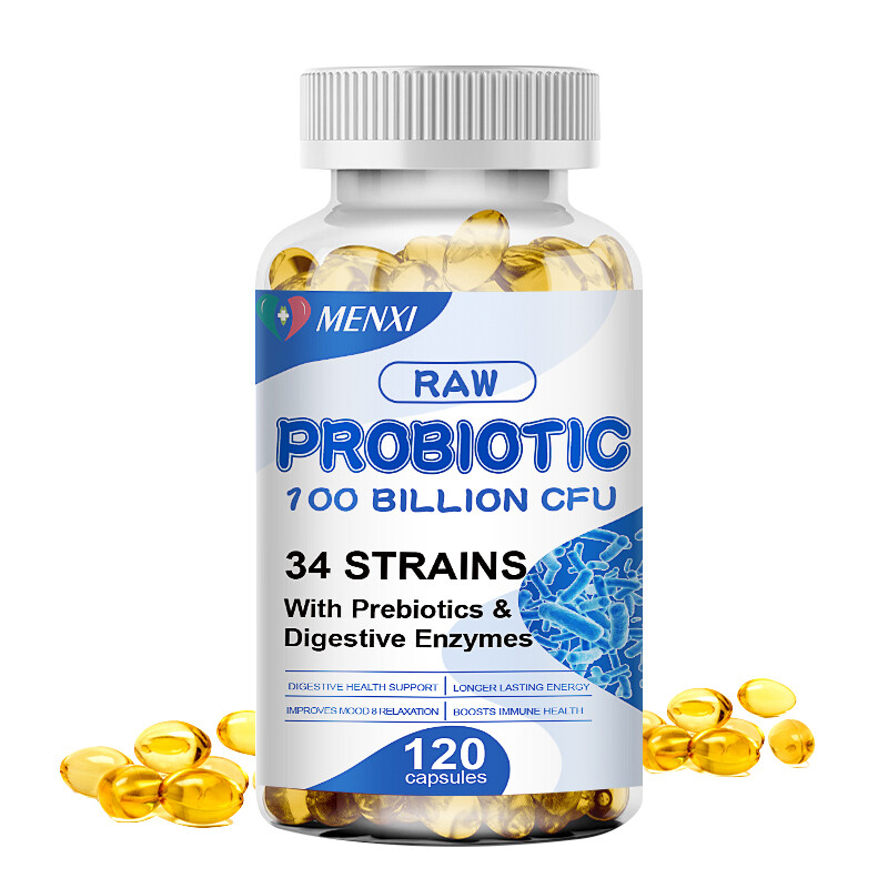 Probiotics Digestive Enzymes 100 Billion CFU Potency Immune Health 360 Capsules