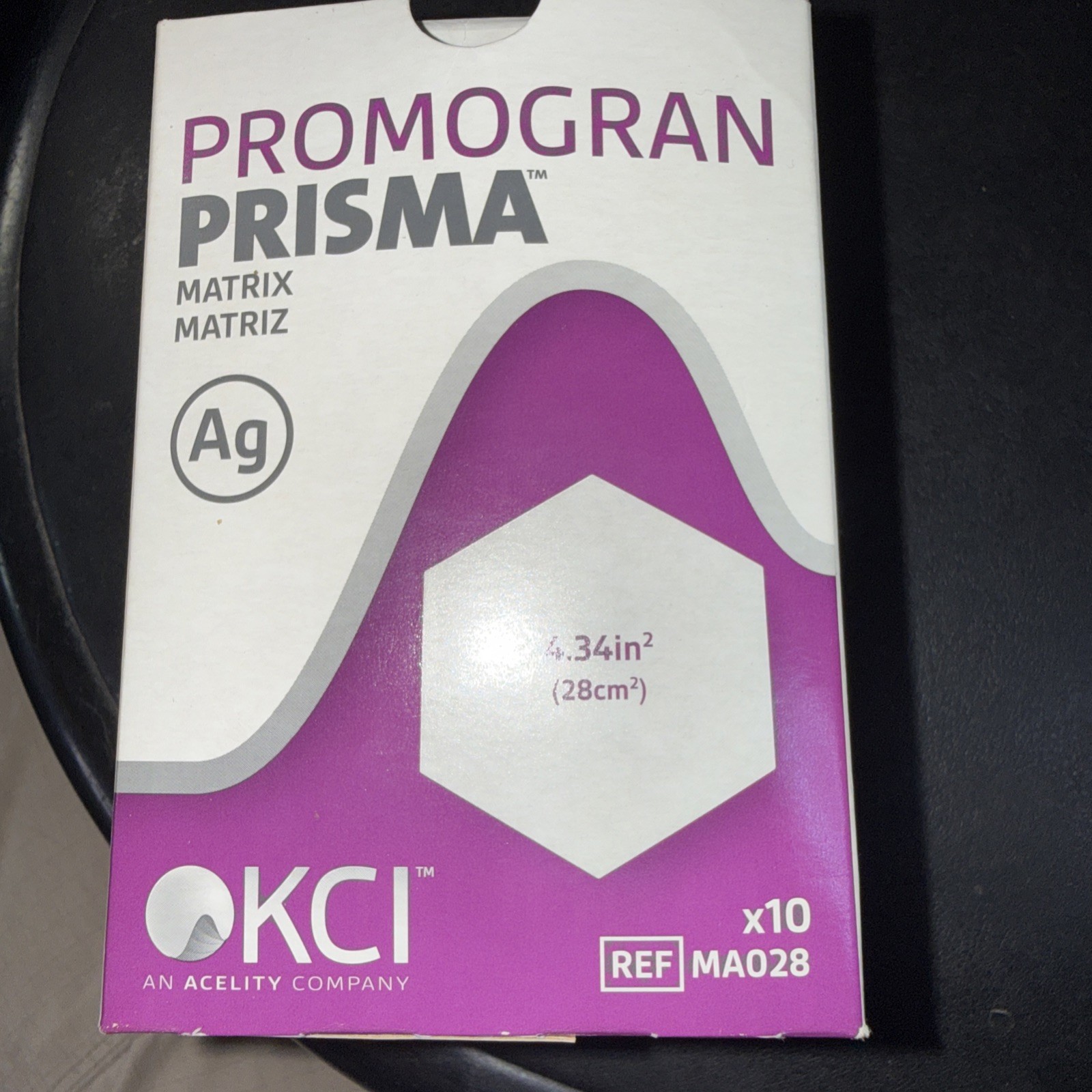 New 3M Promogran Prisma Collagen Matrix Ag 4.34 in BOX OF 10 Exp 4/2021 #MA028