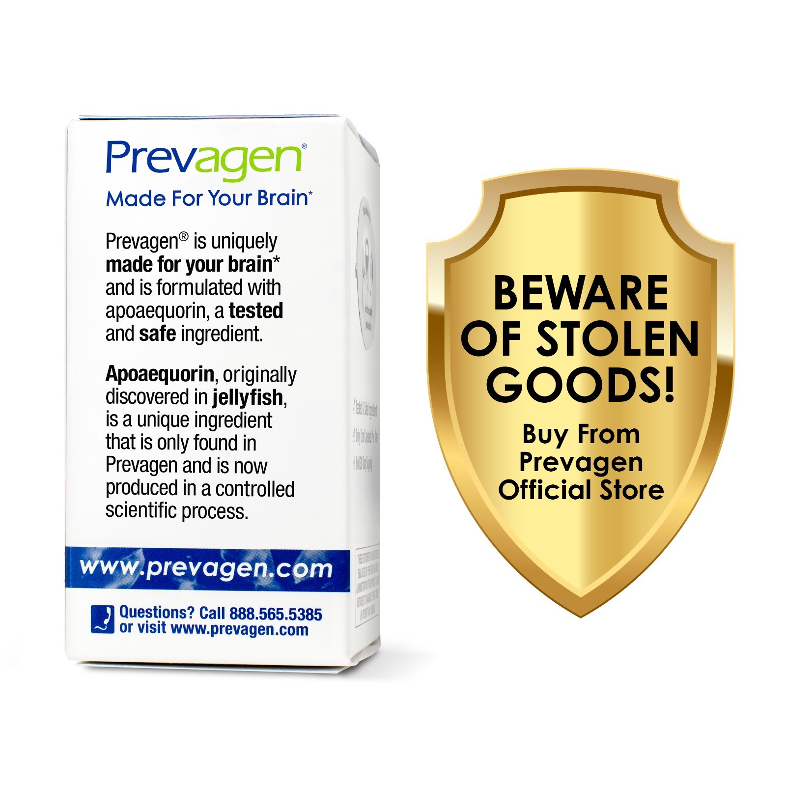 Prevagen Regular Strength 10mg Capsules – 30 Count – 2 Pack (60-Day Supply)