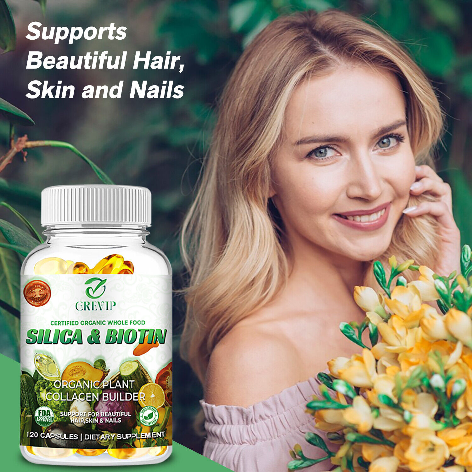 Silica & Biotin 940mg – Collagen Builder, Anti-Ageing – Multivitamins & Minerals