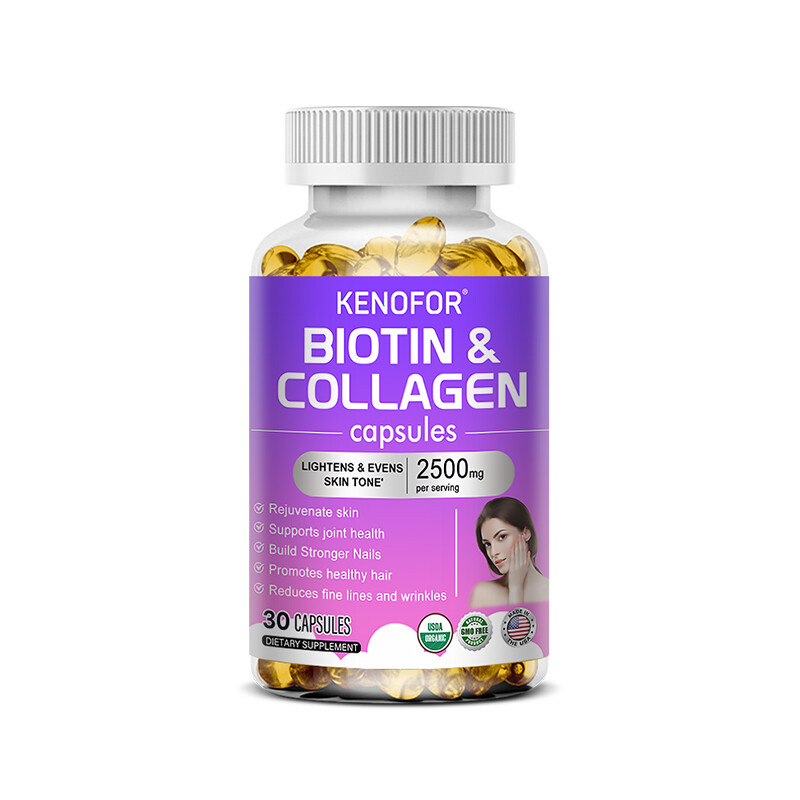 Hair, Skin and Nails Capsules – with Biotin and Collagen – Anti-Aging