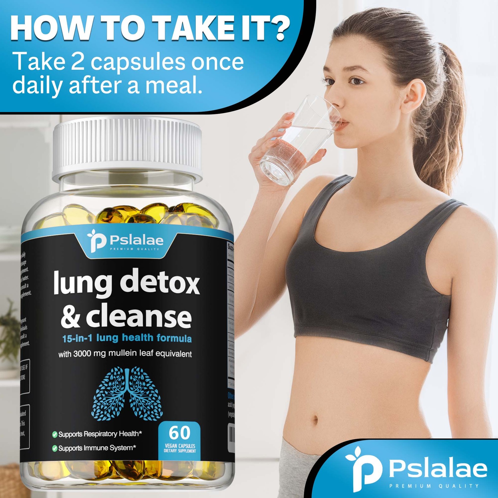 Lung Detox & Cleanse -Mullein Leaf -Respiratory Health, Digestive Support
