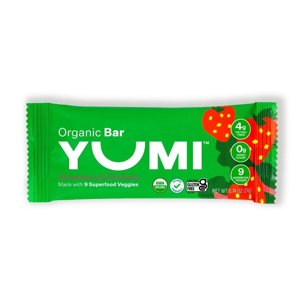 Organic Strawberry & Rhubarb Toddler Snack Bars – 3.7oz/5ct
