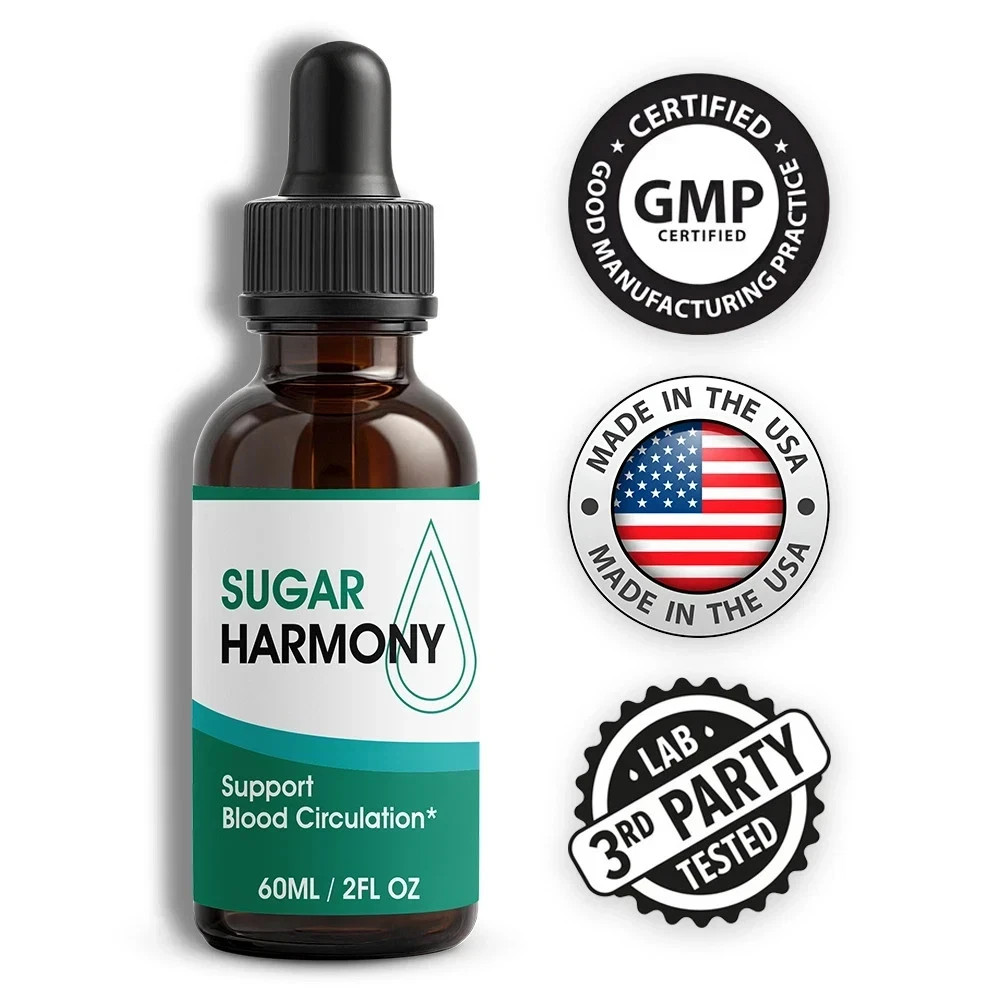 (5 Pack) Sugar Harmony Drops, SugarHarmony Maximum potency Blood Support