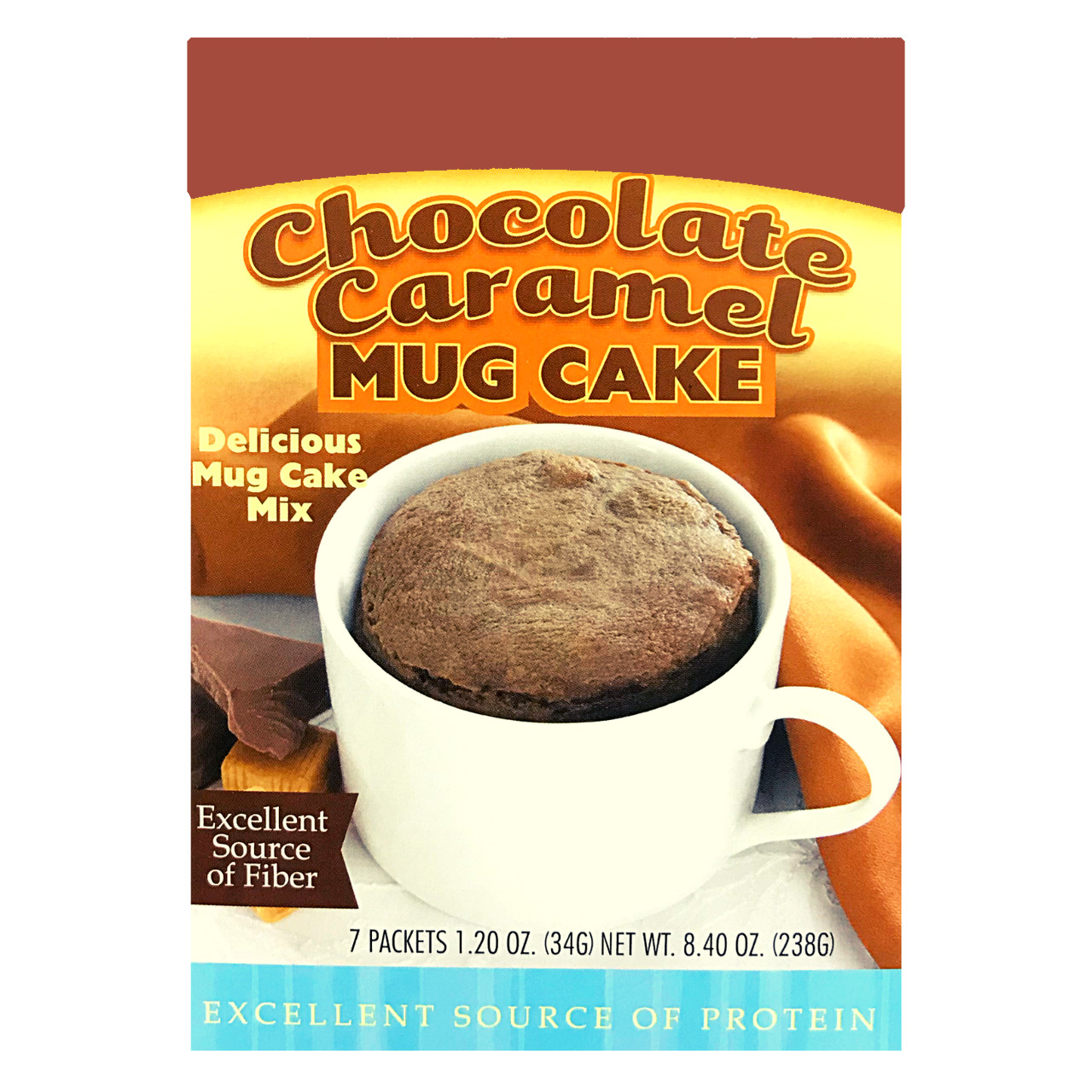 Healthywise Chocolate Caramel Mug Cake For Weight Loss Ideal Protein Compatible