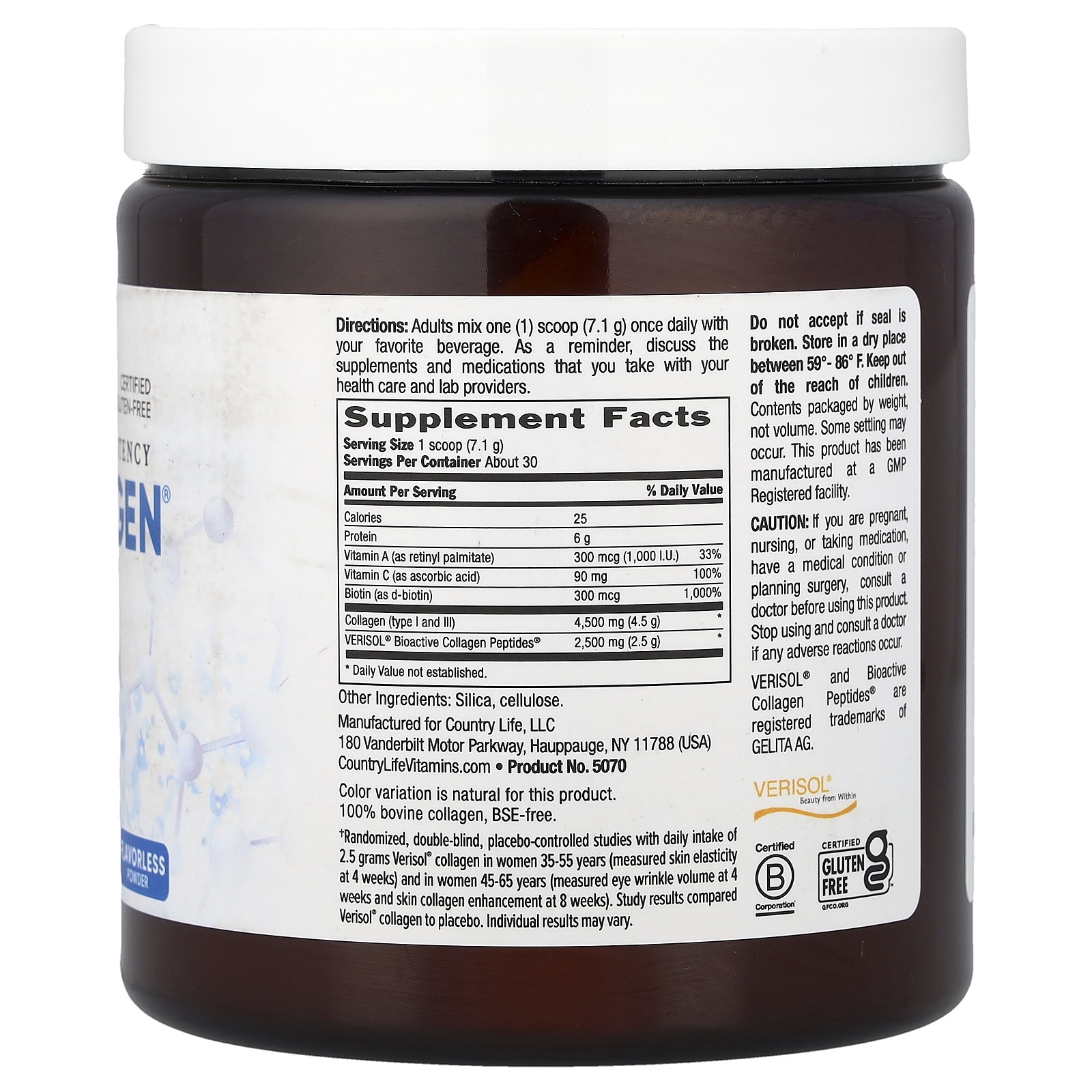 High Potency Maxi-Collagen 7000, Flavorless Powder, 7.5 oz (213 g)