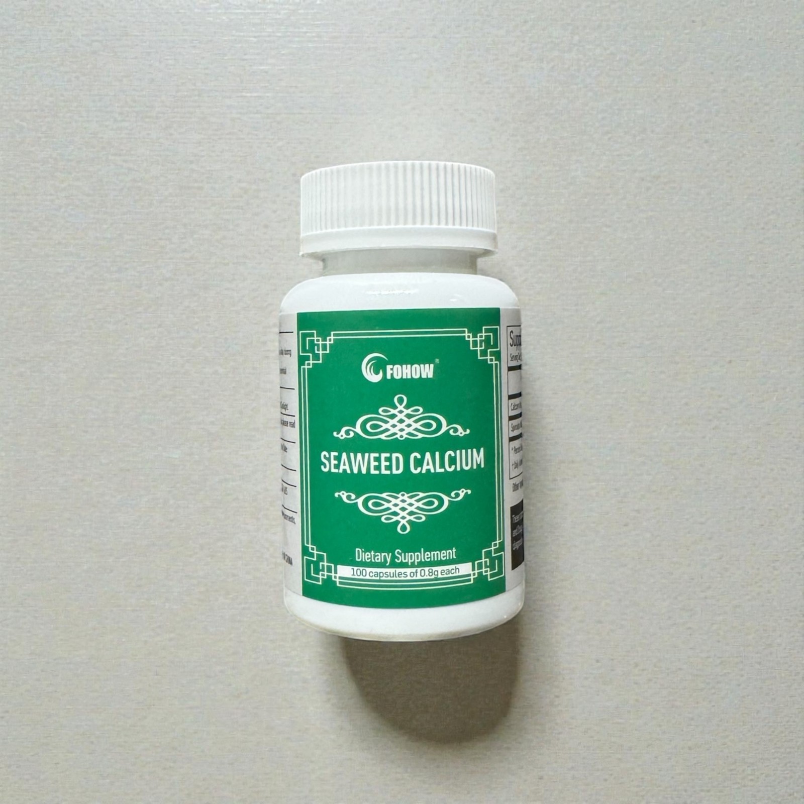 FOHOW Seaweed Calcium Soft Capsules Dietary Supplement Haicao Gai New