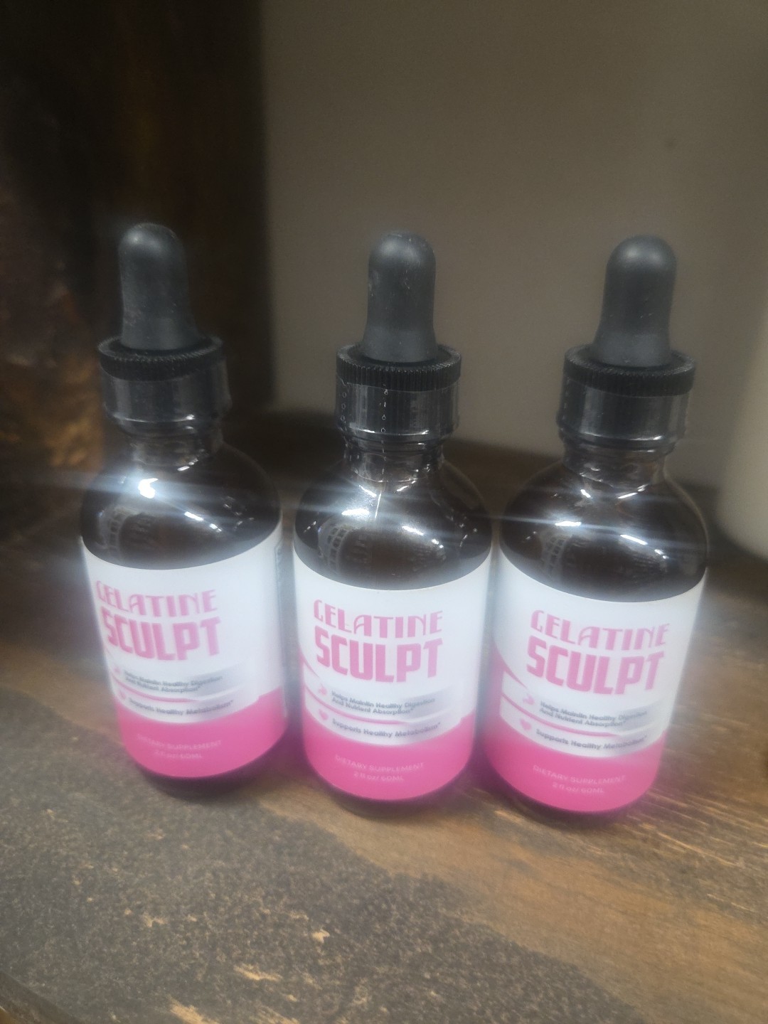 3 Pack – Gelatine Sculpt Drop Metabolism Support & Healthy Weight Loss (2 FL OZ)