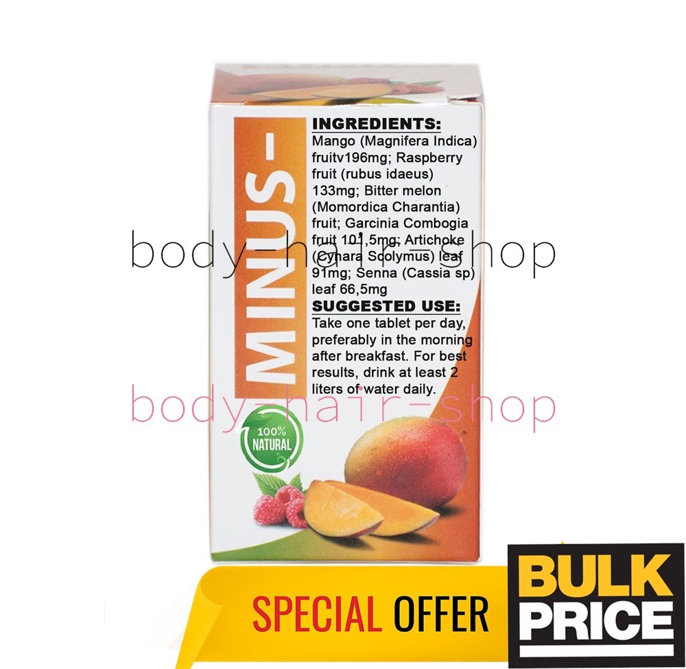 Minus Herbal New Life 30 Tablets Food Supplement Botanical Extracts Exp. 2028