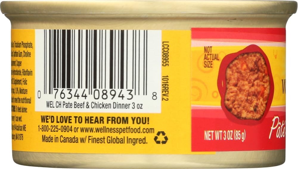 Beef & Chicken Cat Food,Can 3 oz. (Pack of 24)