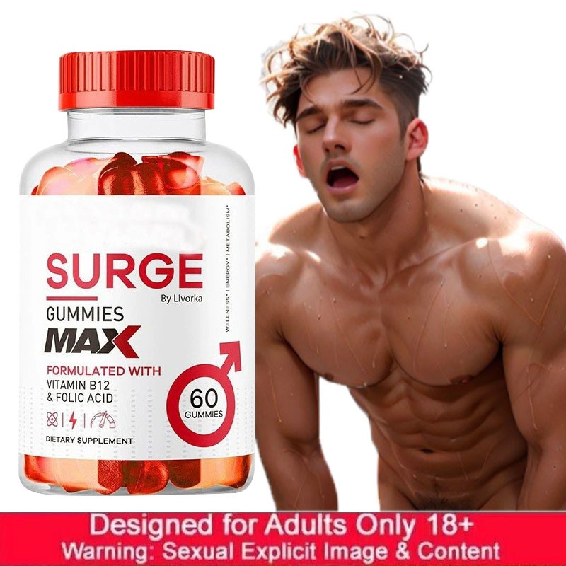 Vital Surge Male Gummies Maximum Strength Vital Surge Advanced Formula 60 Count
