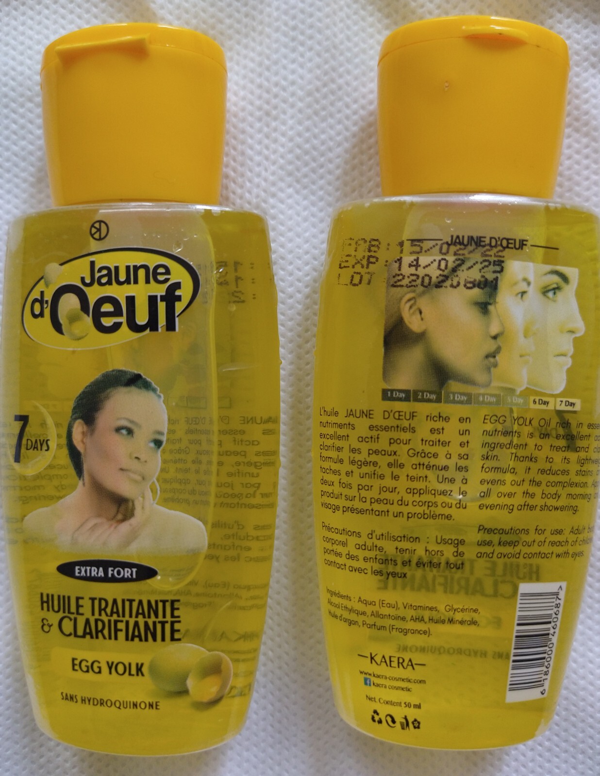 Jaune d’oeuf egg yolk body oil, 60 ML