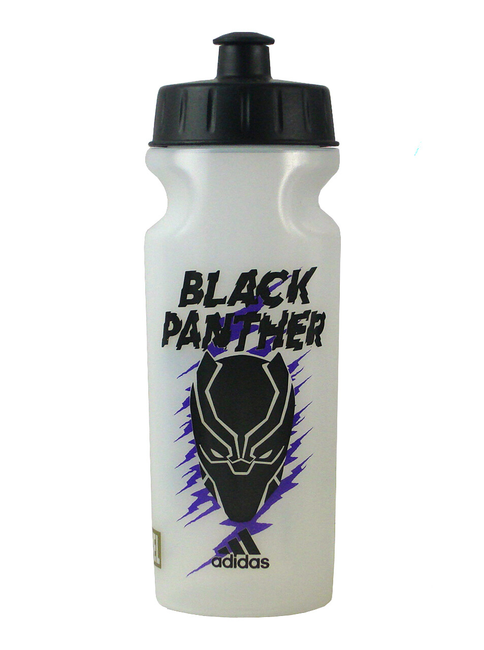 Adidas Marvel Black Panther 16oz Sport Bottle Performance Training Transparent