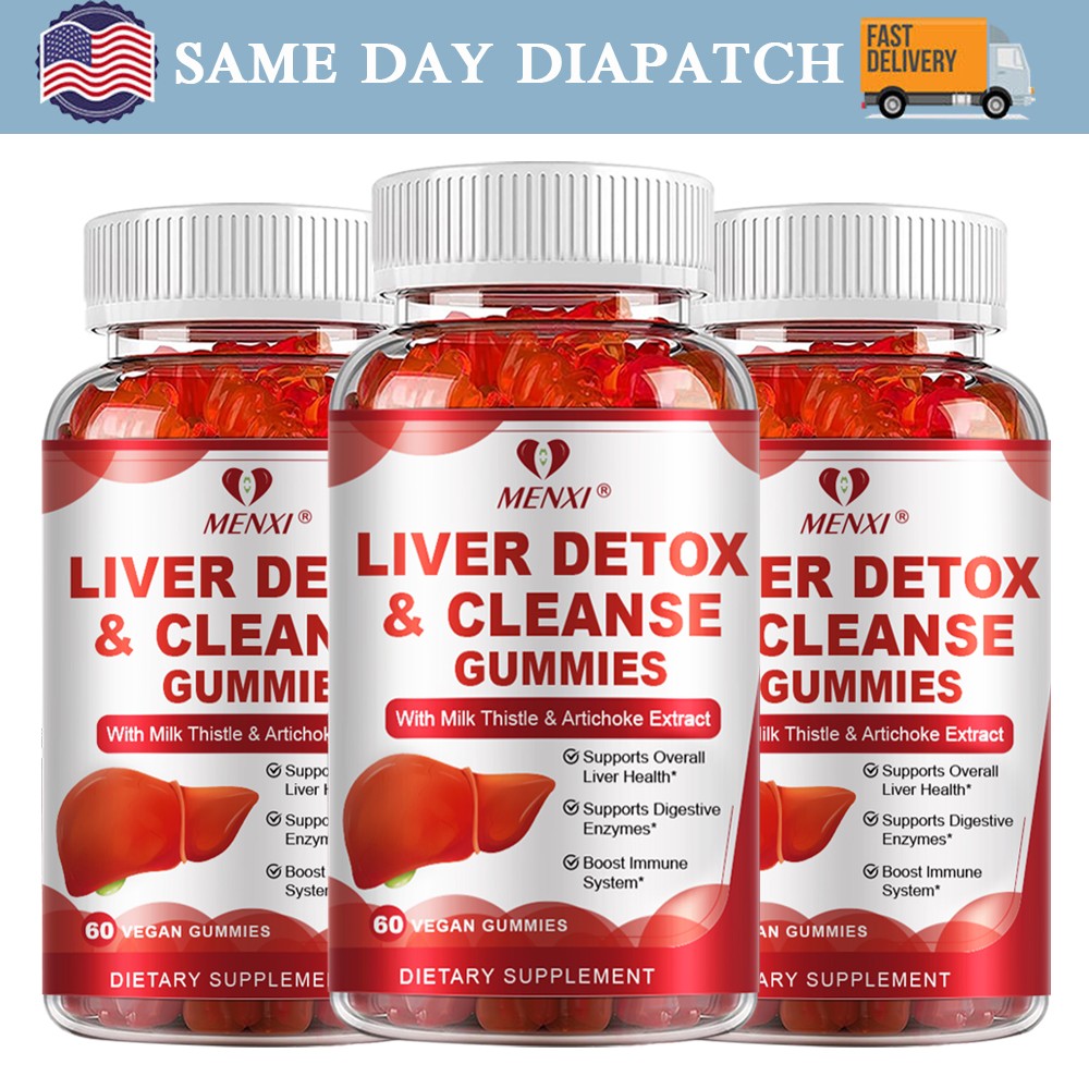 Best Liver Cleanse Repair Gummies Detox Cleanser Supplements Men Women Care 180