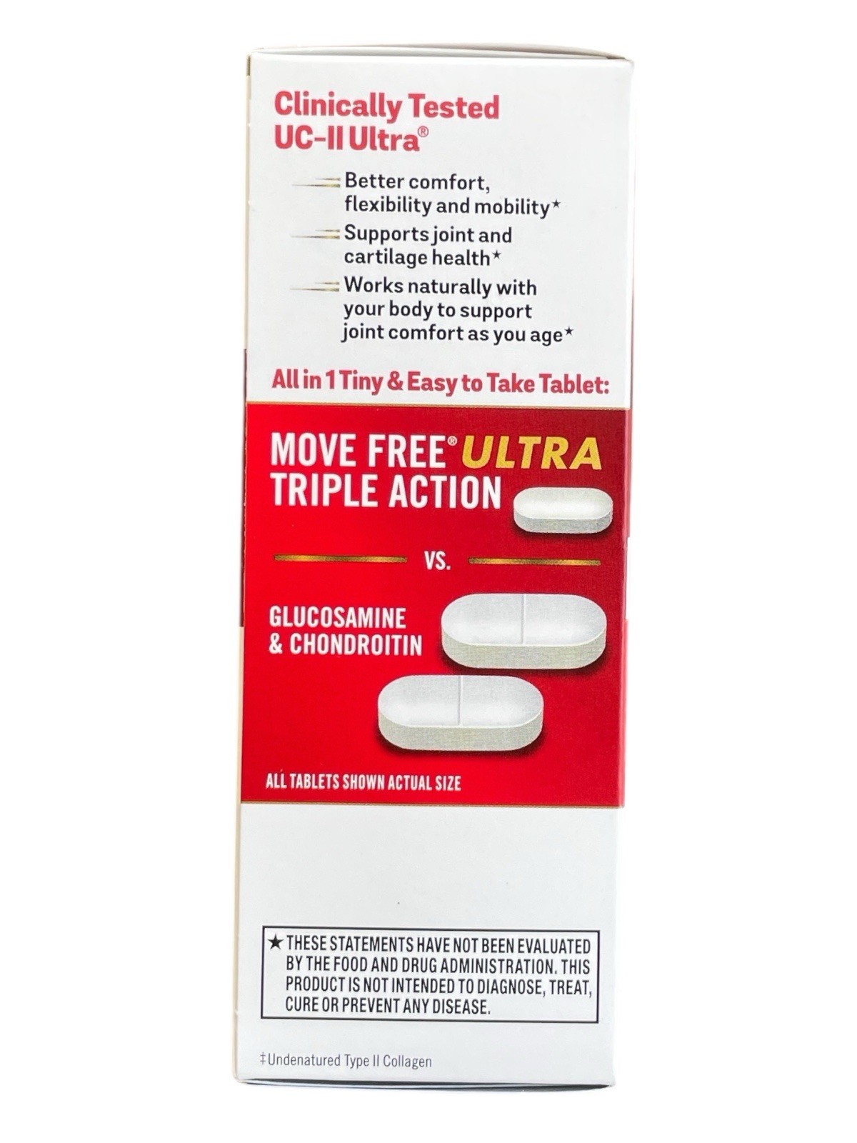 Schiff Move Free Ultra 3X Triple Action 75 Tablets, (150 Count), Exp: 04/28
