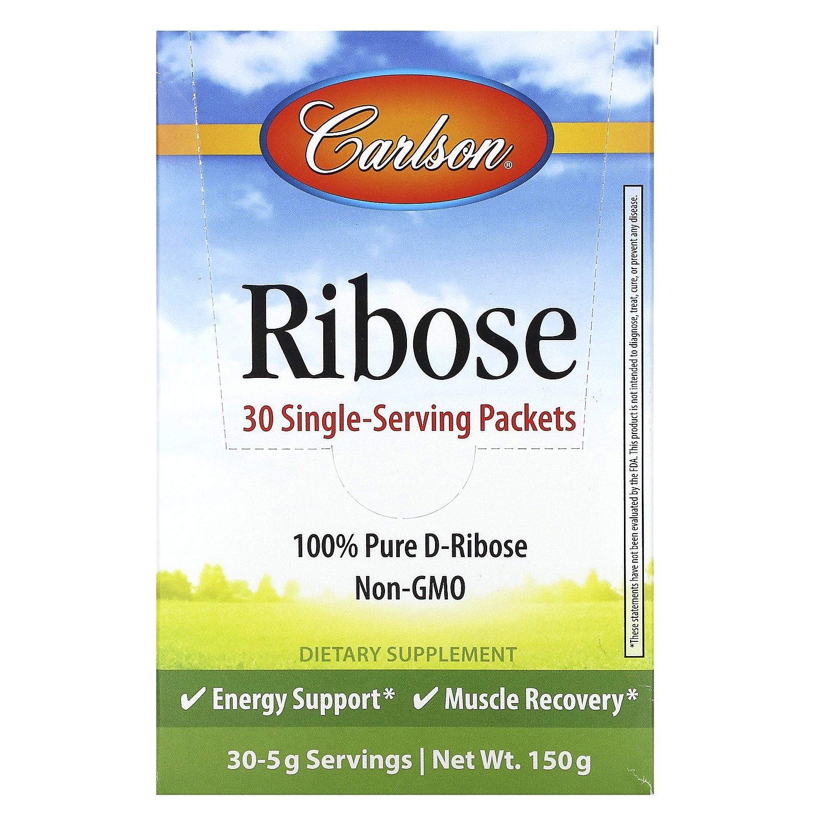 Ribose, 30 Single Serving Packets, 5 g Each