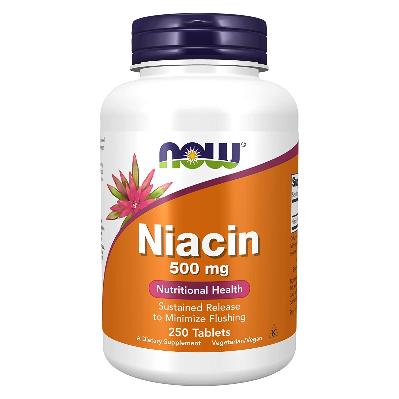 NOW FOODS Niacin 500 mg – 250 Tablets