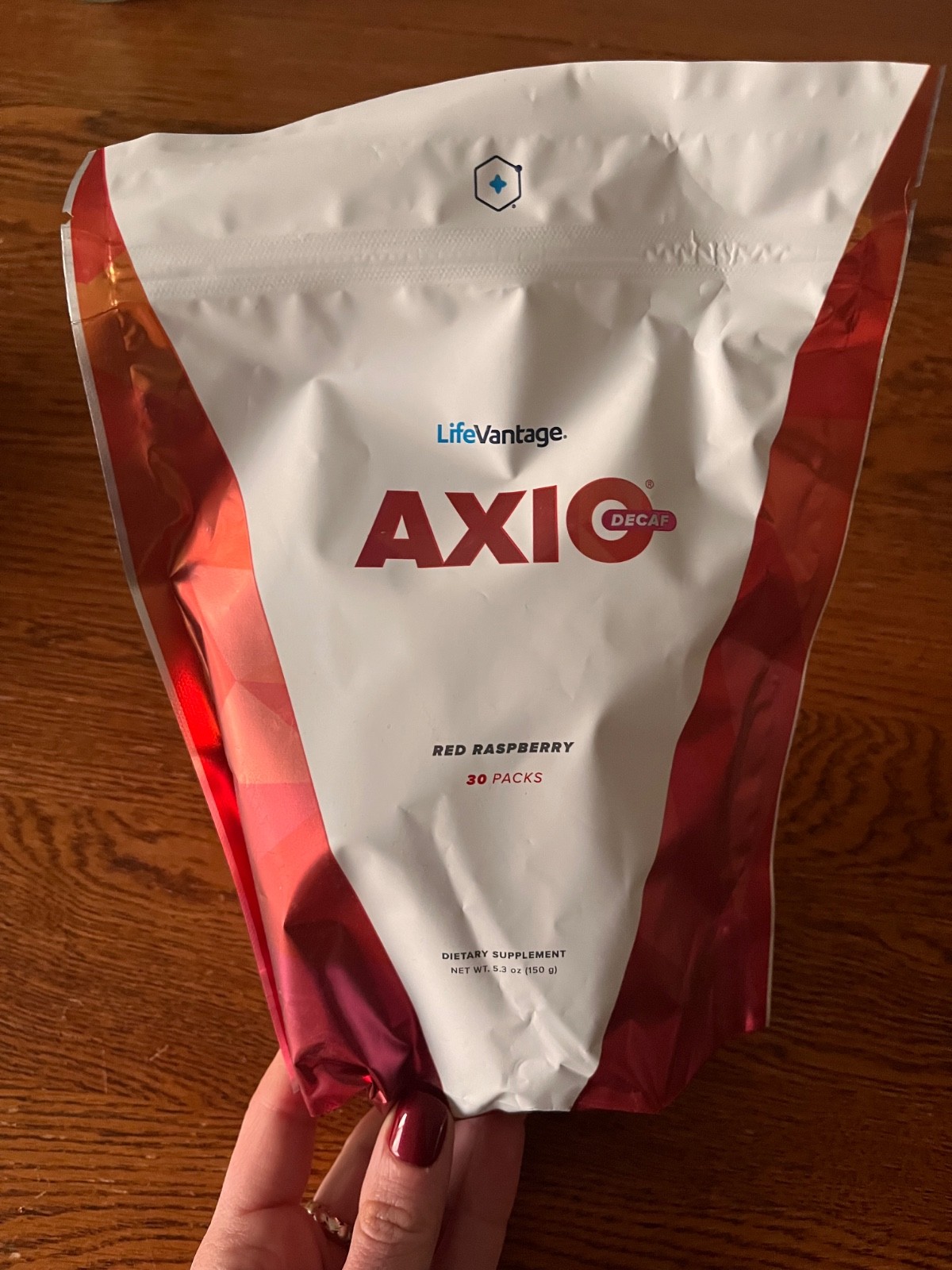 LifeVantage AXIO Decaf Red Raspberry Flavor 30 Stick Packs New Sealed Bag