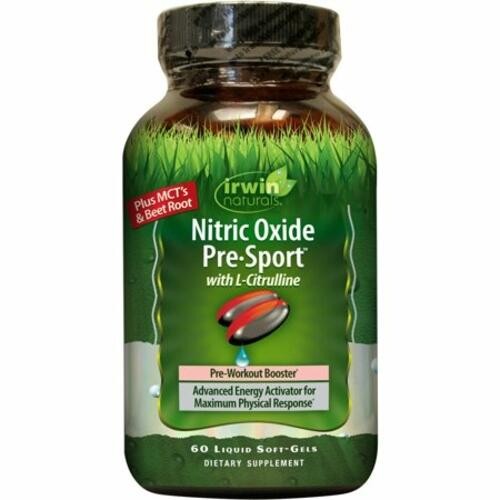 Irwin Naturals Nitric Oxide Pre Sport Softgels 60 Ct