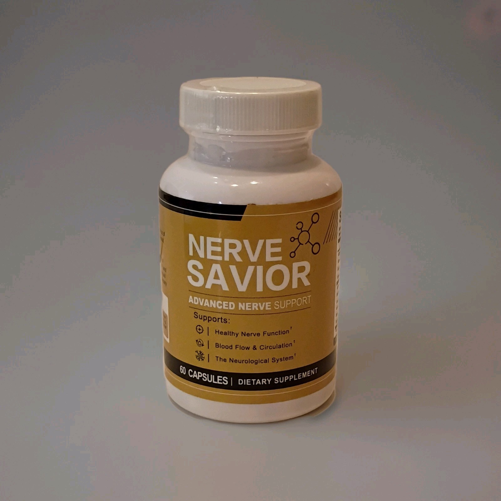 Nerve Savior Advanced Nerve Support 30 Day Supply 60 Capsules EXP 7/11/2026