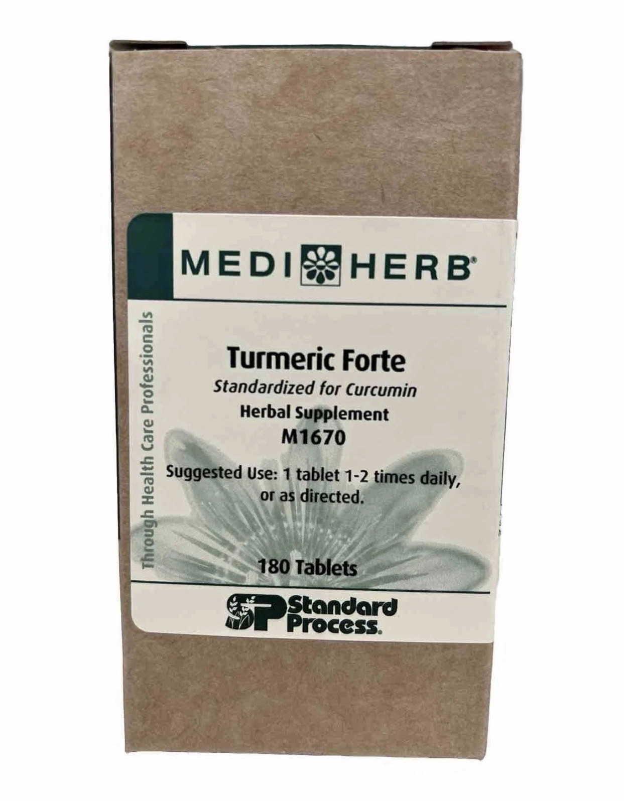 MediHerb Turmeric Forte Standardized for Curcumin Tablets 180 ct M1670
