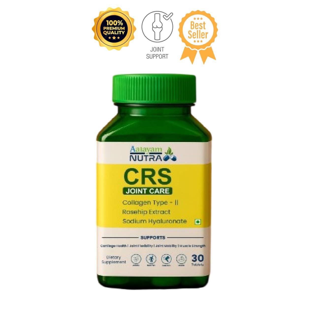 Aalayam NU.TRA CRS Joint Support Collagen 30 Tablets
