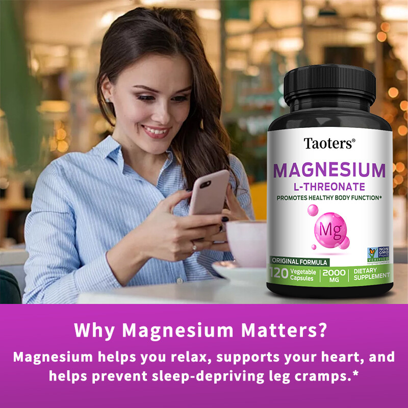 Magnesium L-Threonate Helps With Muscle Growth Improve Memory And Concentration