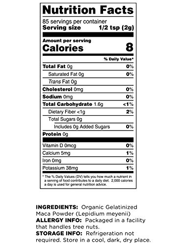 Terrasoul Superfoods Organic Gelatinized Maca Powder, 16 16 Ounce (Pack of 1)