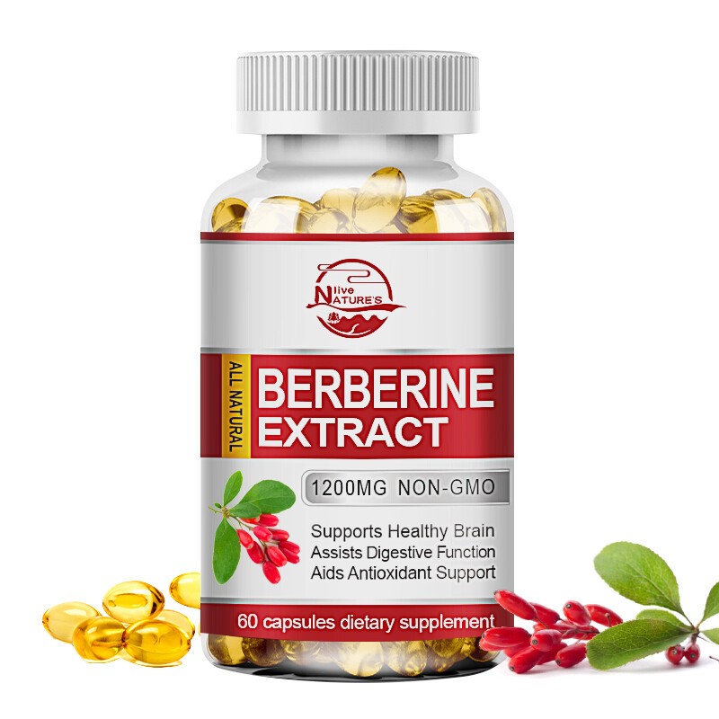 3 Packs Berberine 1200mg High Absorption For Blood Sugar Immune 3 Months Supply