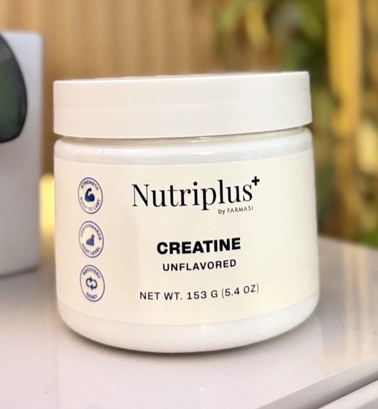 Nutriplus + By Farmasi CREATINE Unflavored Net Wt. 153 G (5.4 Oz)