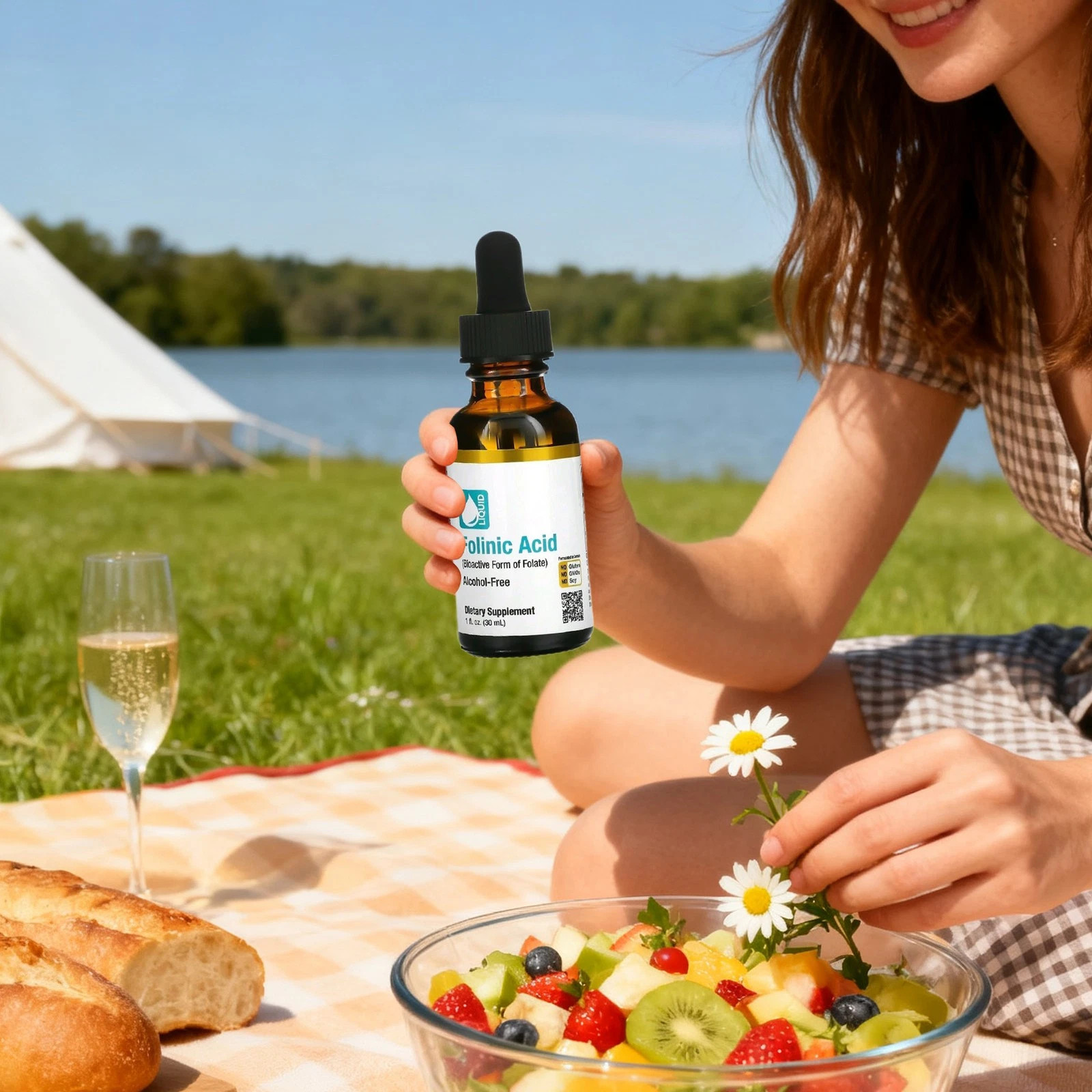 Folate Acid Leucovorin Bioactive Form of Folinic Alcohol Free 30ml,Speech Delay
