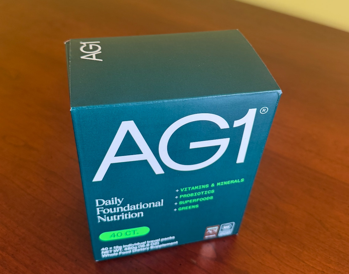 AG1, Greens, Daily Foundational Nutrition, Packet, 40 CT, Sealed Box