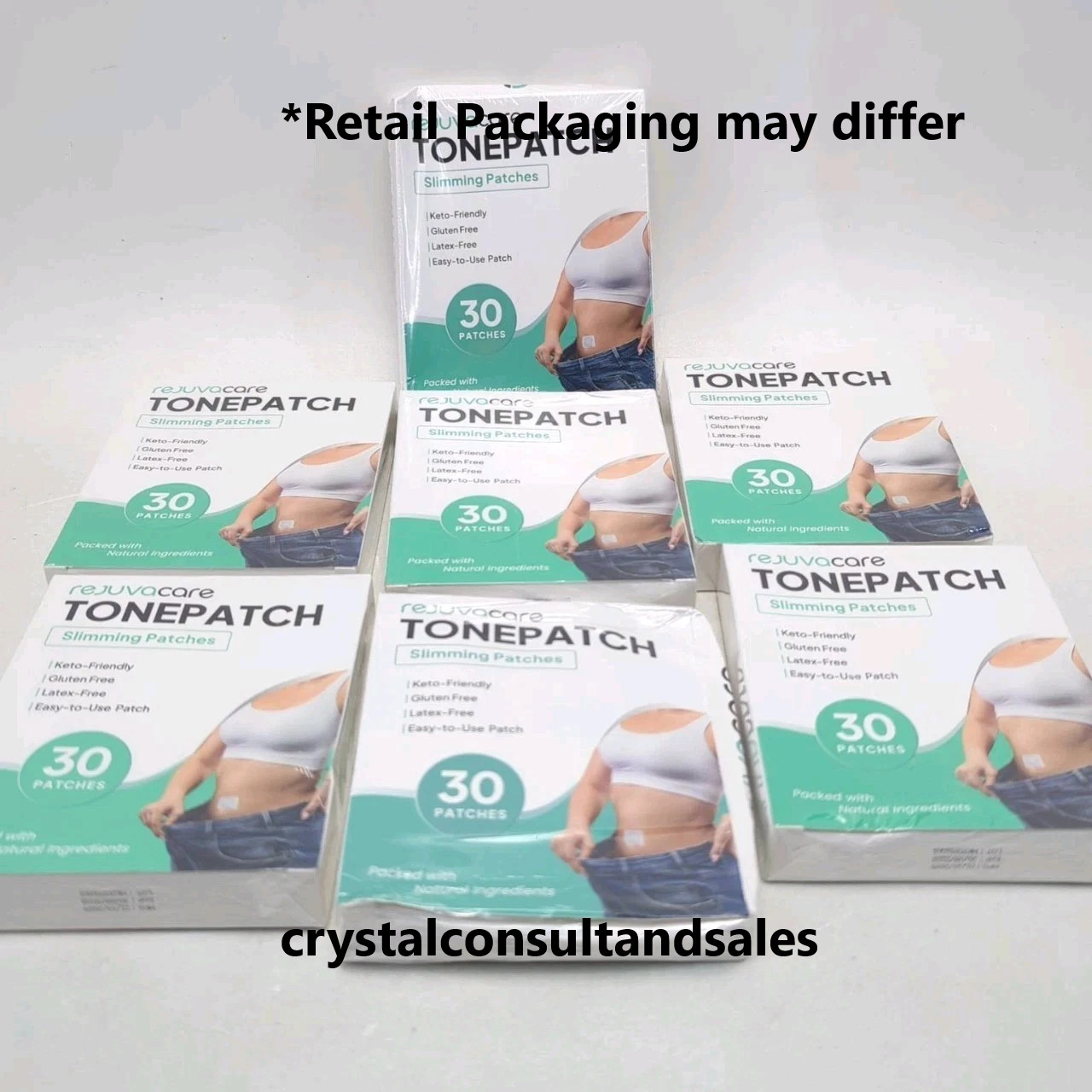 7 Rejuvacare Slimming TonePatch Lot Of 7 Months 210 Count New/Sealed OzemPatch