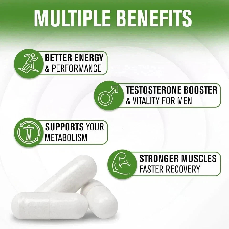 Natural Slim Testosterin Men’s Multivitamins Booster 180 Capsules ( Pack of 3)