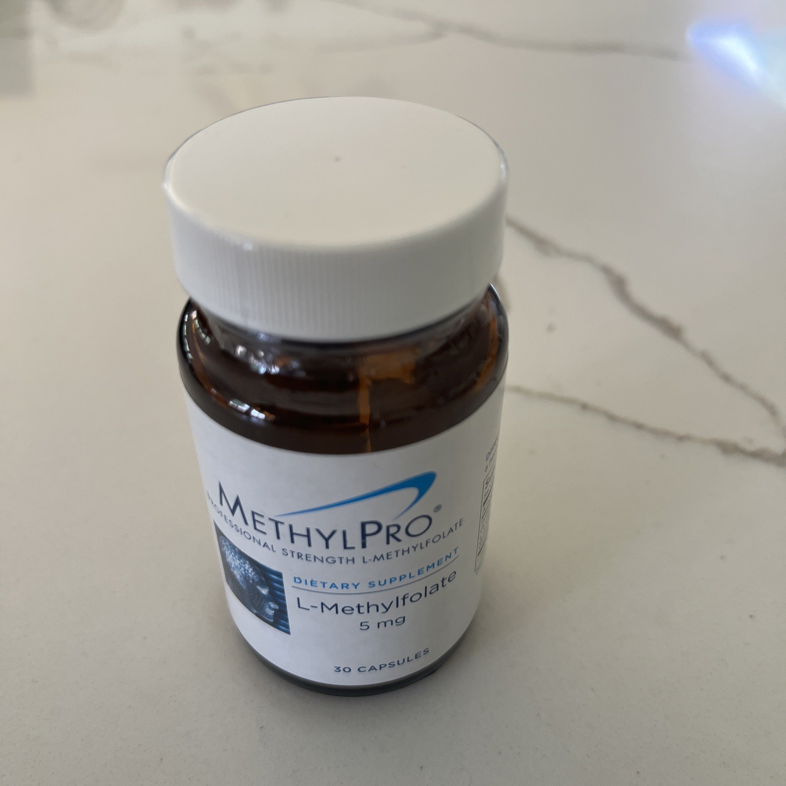 MethylPro B-Complex 5mg L-Methylfolate 30 Capsules Professional Strength 09/2025