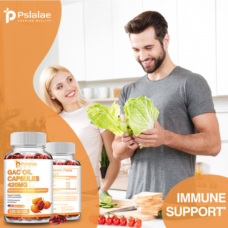 Gac oil 420mg – Beta Carotene, Lycopene, Alpha Tocopherol, DHA – Vision Health